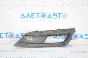 Front bumper grille left Audi A4 B8 13-16 rest, crack