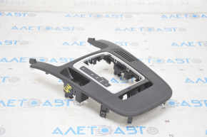 Shifter cover Audi A4 B8 13-16 rest, without start/stop button