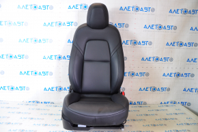 Passenger seat Tesla Model 3 18- leather black, with airbag, electric, heated, with tensioner