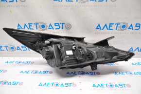 Headlight front left bare Hyundai Sonata 11-14 matte reflector, for polishing, cracks