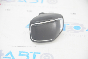 Gear knob Toyota Highlander 20 - black leather, scratches, worn