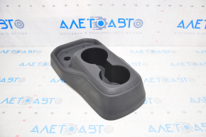 Rear console trim with cup holders Toyota Highlander 20- black, scratches