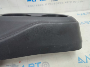 Rear console trim with cup holders Toyota Highlander 20- black, scratches