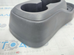 Rear console trim with cup holders Toyota Highlander 20- black, scratches