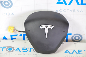 Airbag in the steering wheel driver Tesla Model 3 18- black, rusty pyropatron
