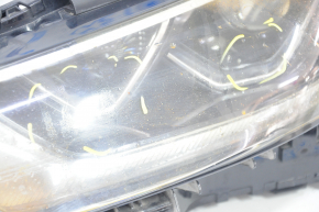 Headlight front left Toyota Highlander 20- LED+LED DRL light, water damage for spare parts