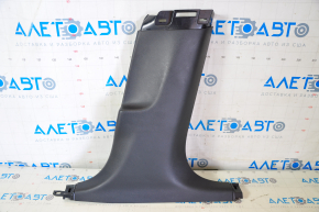 Center pillar trim lower right Tesla Model 3 18- black, worn