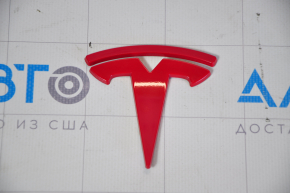 Tesla Model 3 T-Back Lid Badge Emblem 18- Chrome With Trim