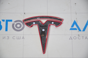 Tesla Model 3 T-Back Lid Badge Emblem 18- Chrome With Trim