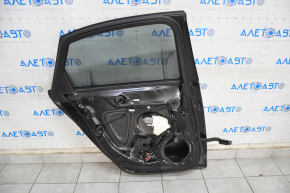 Door assembly rear left Audi A4 B8 08-16 sedan black LY9B, butt