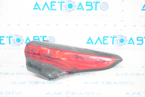 Light outer wing right Toyota Highlander 20- LED, water damage for spare parts