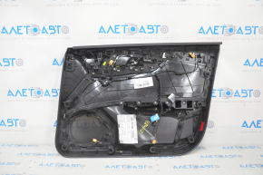 Door trim card front left Audi A4 B9 17-19 black, aluminum trim, scratches on trim