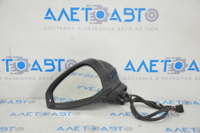 Side mirror left Audi A4 B9 17-19 12 pins, turn signal, auto-dimming, for memory, black