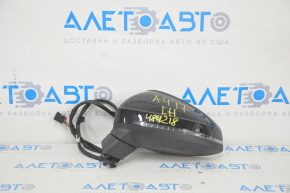 Side mirror left Audi A4 B9 17-19 12 pins, turn signal, auto-dimming, for memory, black