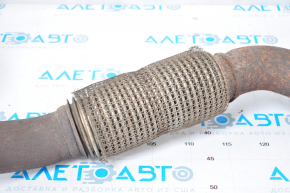 Muffler middle part with inlet pipe Dodge Journey 11-19 3.6 fwd studs stuck, mesh torn