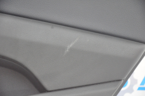 Door trim card rear right Audi A4 B9 17-19 black, with tweeter, aluminum trim, scratches