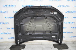 Bare hood Audi A4 B8 13-16 rest steel, black LY9B, red under paint