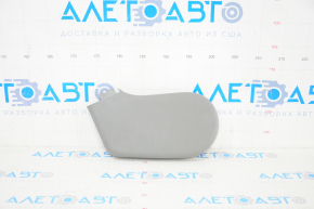 Side trim rear right seat 2nd row left Toyota Highlander 20-22 gray, plastic turned white