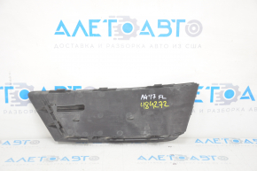 Front bumper grille left Audi A4 B9 17-19 without radar, chrome, sand on chrome