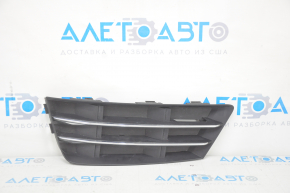 Front bumper grille left Audi A4 B9 17-19 without radar, chrome, sand on chrome