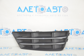Front bumper grille right Audi A4 B9 17-19 without radar, chrome, sand on chrome