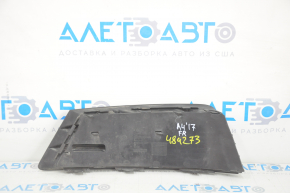 Front bumper grille right Audi A4 B9 17-19 without radar, chrome, sand on chrome