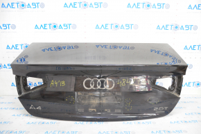 Trunk lid Audi A4 B8 13-16 rest sedan without spoiler black LY9B, pokes