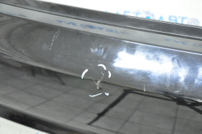 Bare rear bumper Audi A4 B8 13-16 rest, black LY9B, without parking sensors, broken fastener, dents