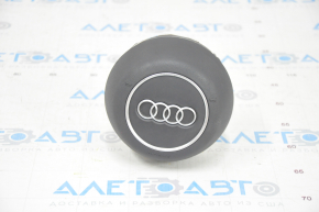Airbag in steering wheel driver Audi A4 B9 17- black, scratch