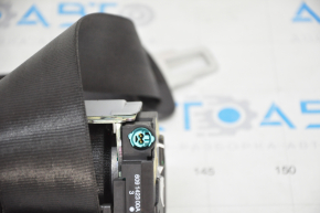 Seat belt rear central Audi A4 B8 08-16 black