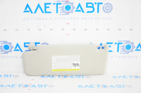 Right sun visor for VW Jetta 19-24, gray, without hook, without backlight