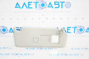 Right sun visor for VW Jetta 19-24, gray, without hook, without backlight