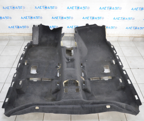 Floor covering Audi A4 B8 08-16 black, dry cleanable