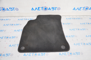 Front left interior mat Audi A4 B8 08-16 black, dry cleanable