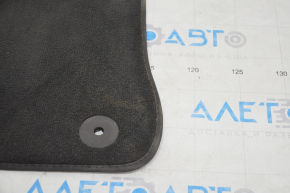 Front left interior mat Audi A4 B8 08-16 black, dry cleanable