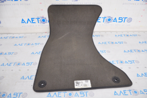 Front right interior mat Audi A4 B8 08-16 black, dry cleanable