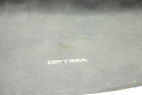 Trunk mat Kia Optima 11-15 black cloth, torn, for dry cleaning