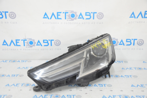 Front left headlight complete Audi A4 B9 17-19 xenon+LED, broken mount, sand