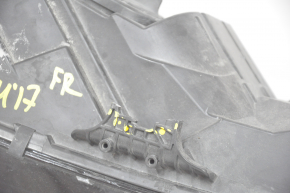 Front right headlight complete Audi A4 B9 17-19 xenon+LED, broken fastener, sand
