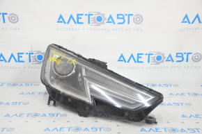 Front right headlight complete Audi A4 B9 17-19 xenon+LED, broken fastener, sand