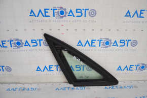 Rear left blind glass window Audi A4 B8 08-16 sedan under black molding, scrapped crepe