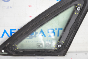 Rear left blind glass window Audi A4 B8 08-16 sedan under black molding, scrapped crepe