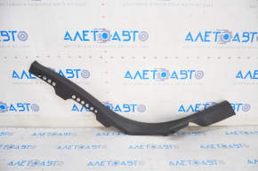 Door sill trim inner rear left Audi A4 B8 08-16 sedan, black, scratches