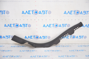 Door sill trim inner rear right Audi A4 B8 08-16 sedan, black, scratches
