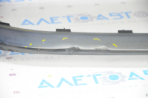 Front bumper bare VW Jetta 19 - black, torn, dented, crack in mount