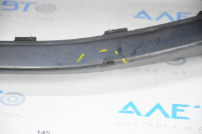 Front bumper bare VW Jetta 19 - black, torn, dented, crack in mount