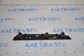 Front panel trim in dashboard Quattro Audi A4 B8 08-16 aluminum