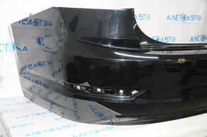 Bare rear bumper VW Jetta 19- black L041, worn