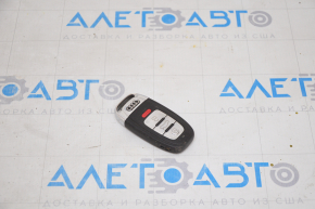 Key Audi A4 B8 08-16 smart 4 buttons, bumps on chrome, scratches
