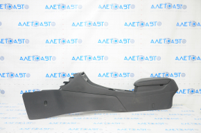 Central console armrest and cup holders VW Jetta 19- leather black, scratches